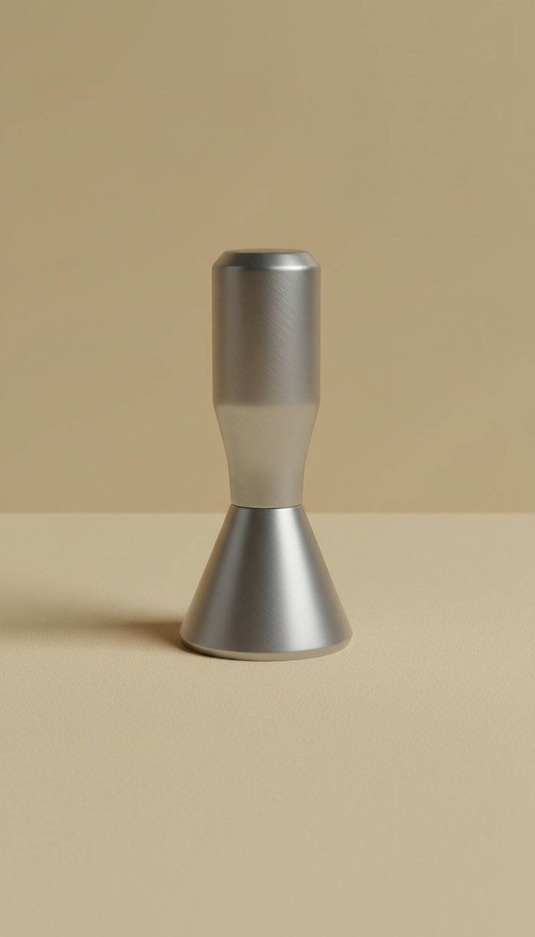 Brushed Aluminum Gearshift Lever with Engraved Logo